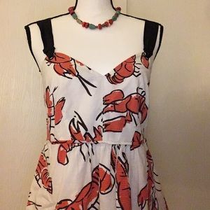 Rare Edme &Esyltte Salty Seas Lobster Dress